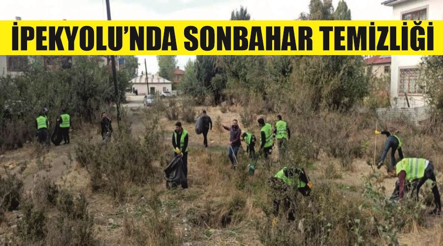İpekyolu’nda sonbahar temizliği