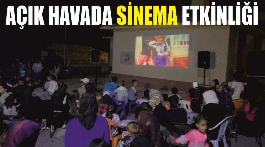 Açık havada sinema etkinliği