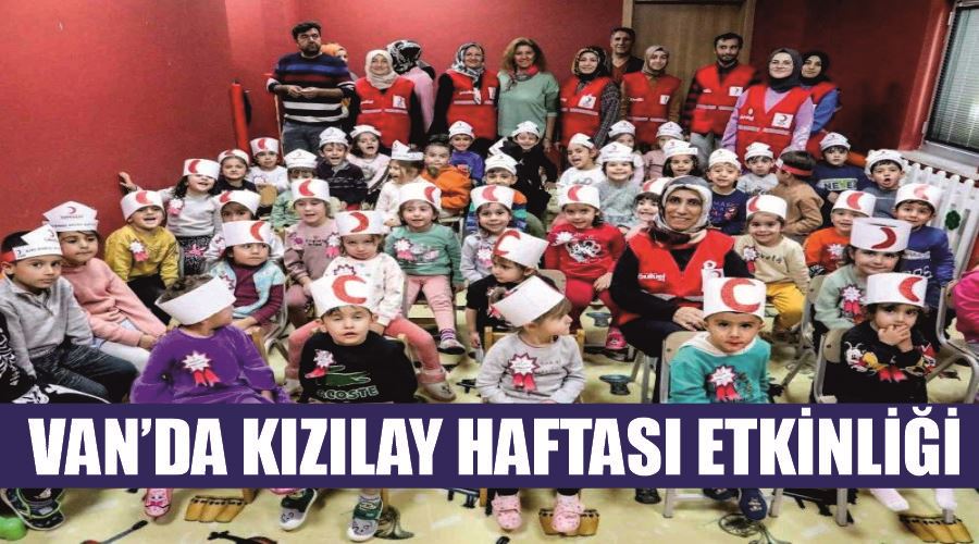 Van’da Kızılay Haftası etkinliği