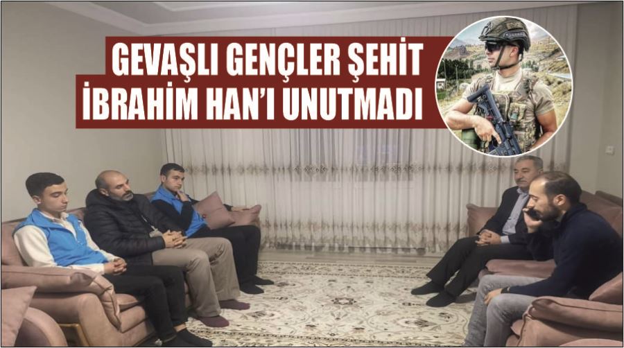 Gevaşlı Gençler Şehit İbrahim Han’ı unutmadı