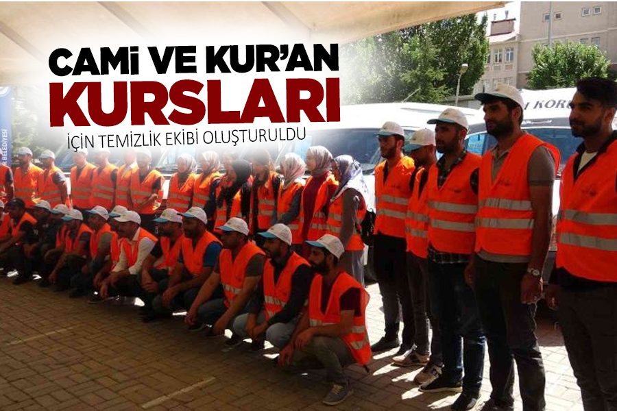 Van’da cami ve Kur’an kursları için temizlik ekibi oluşturuldu