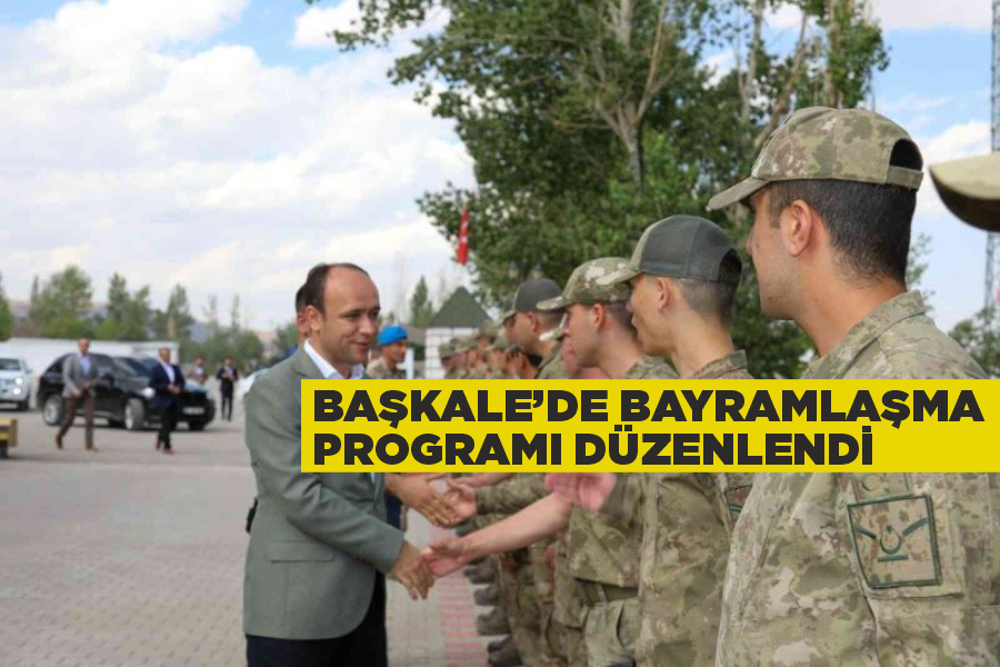 Başkale’de bayramlaşma programı düzenlendi