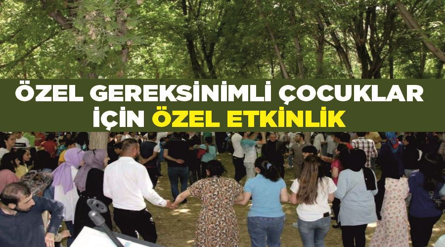 Özel gereksinimli çocuklar için özel etkinlik