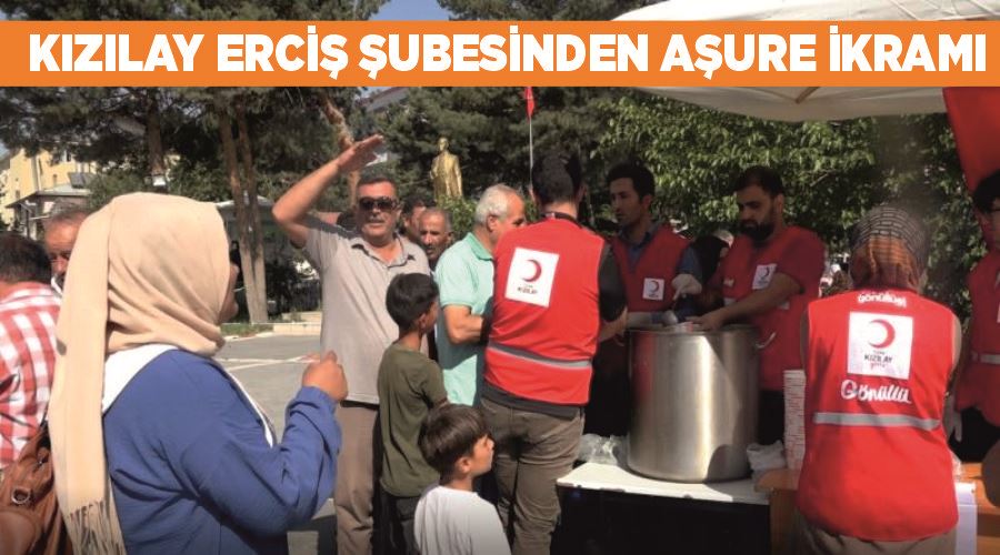 Kızılay Erciş Şubesinden aşure ikramı