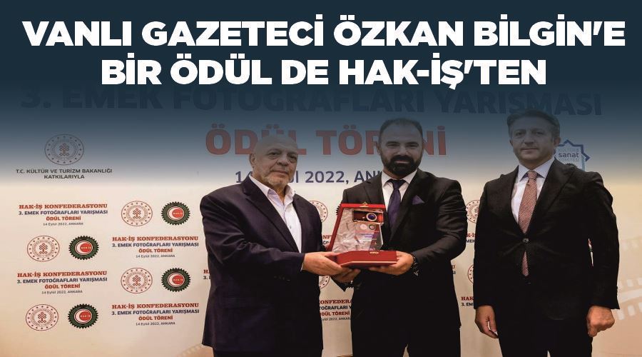 Vanlı Gazeteci Özkan Bilgin