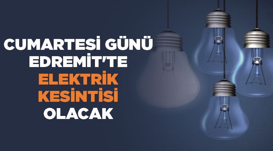 Cumartesi günü Edremit