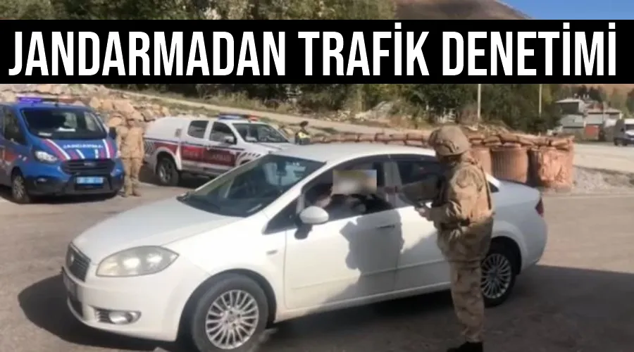 Jandarmadan trafik denetimi
