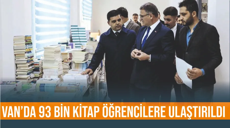 Van’da 93 bin kitap öğrencilere ulaştırıldı