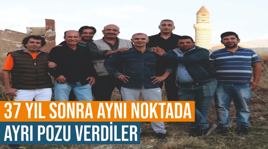 37 yıl sonra aynı noktada ayrı pozu verdiler
