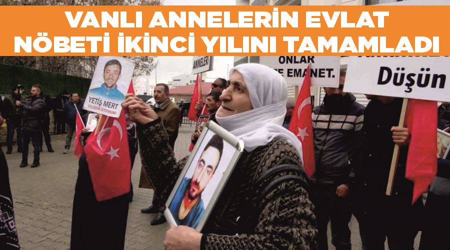 Vanlı annelerin evlat nöbeti ikinci yılını tamamladı