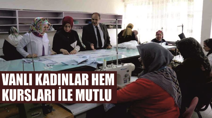 Vanlı kadınlar HEM kursları ile mutlu