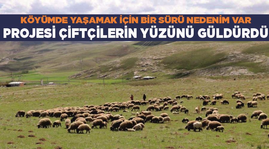 ‘Köyümde Yaşamak İçin Bir Sürü Nedenim Var’ projesi çitçilerin yüzünü güldürdü