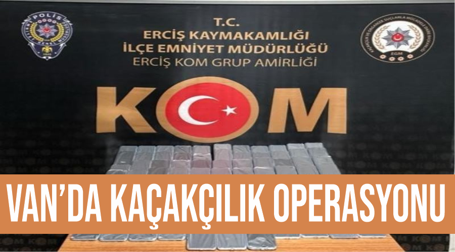Van’da kaçakçılık operasyonu