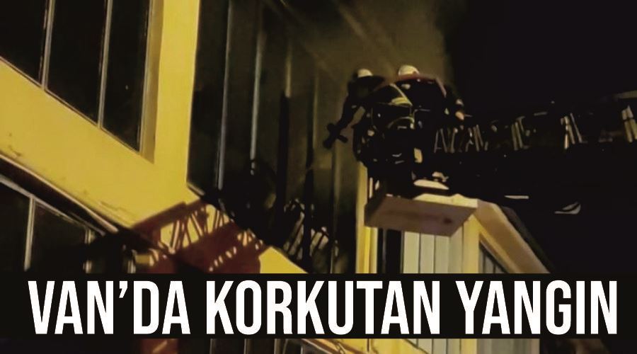 Van’da korkutan yangın
