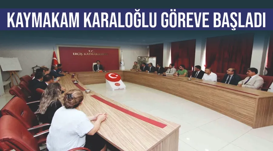 Kaymakam Karaloğlu göreve başladı