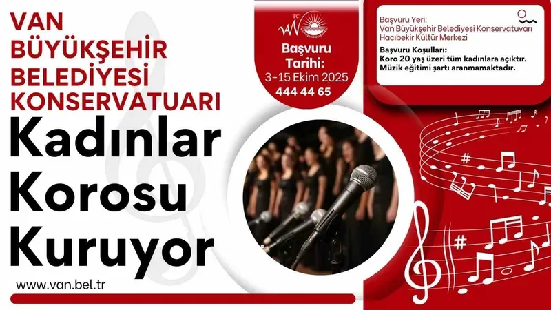 Van Büyükşehir Belediyesi kadınlar korosu kuruyor