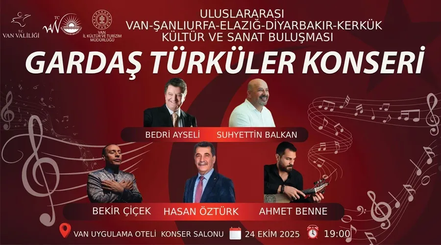Van’da “Gardaş Türküler” Konseriyle Kültürel Buluşma