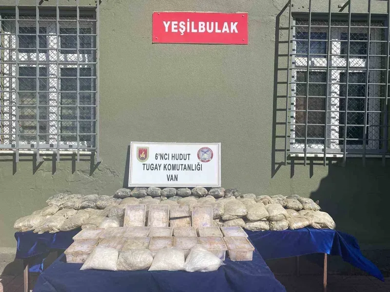 Van’da 91 kilo 558 gram uyuşturucu madde ele geçirildi