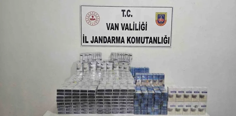 Van’da 2 bin paket kaçak sigara ele geçirildi