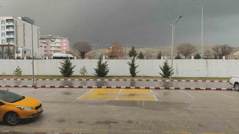 Erciş’te dolu yağışı etkili oldu