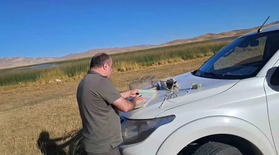 Van’da canlı mühre ile avcılık yapan şahsa 33 bin lira cezai işlem uygulanacak