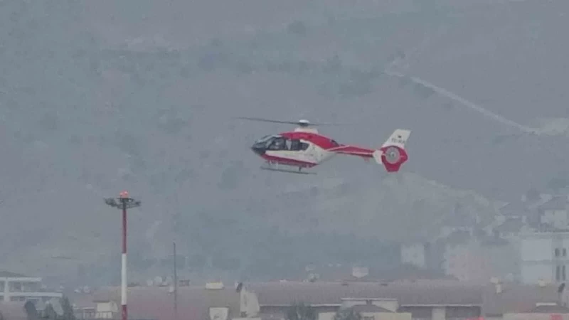 Serebrovasküler hastası şahıs ambulans helikopter ile Van’a getirildi