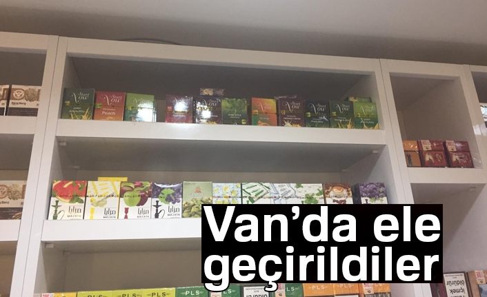 Van’da 46 kilo kaçak nargile tütünü ele geçirildi