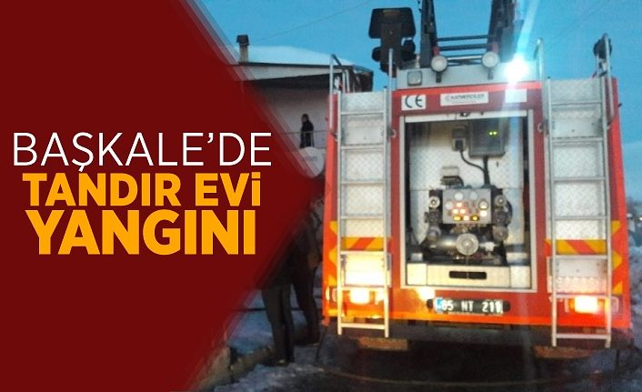Başkale’de tandır evi yangını