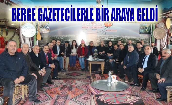 Başkan Berge, gazetecilerle bir araya geldi