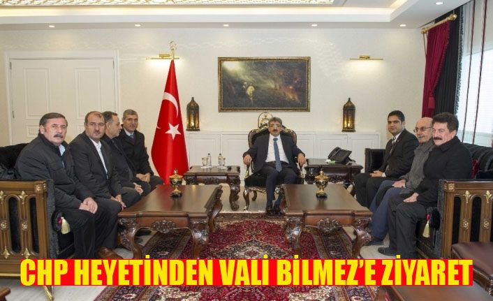 CHP heyetinden Vali Bilmez’e ziyaret