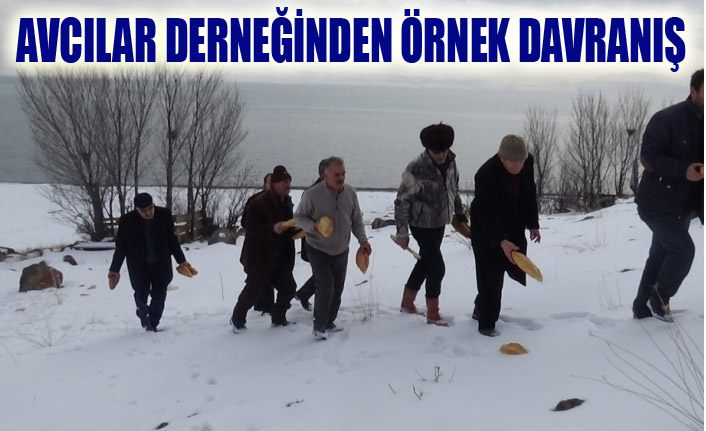 Erciş Avcılar Derneğinden örnek davranış