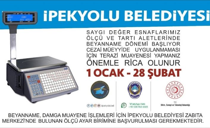 İpekyolu Belediyesinden ölçü ve ayar birimleri kontrolü