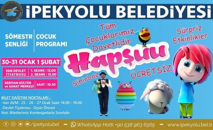 İpekyolu Belediyesinden sömestri şenliği