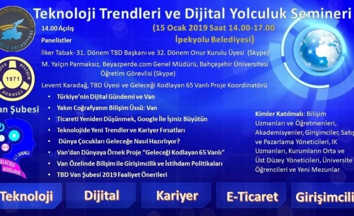 İpekyolu Belediyesinden ‘Teknoloji Trendleri ve Dijital Yolculuk’ semineri