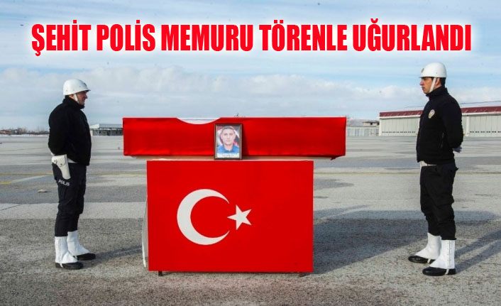 Trafik kazasında hayatını kaybeden polis memuru memleketine uğurlandı