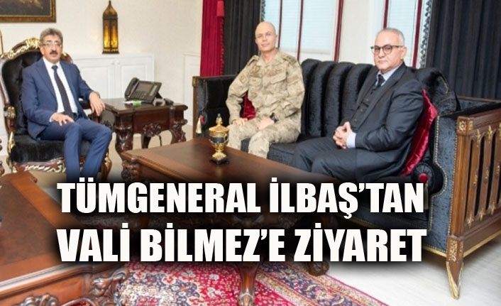 Tümgeneral İlbaş’tan Vali Bilmez’e tebrik ziyareti