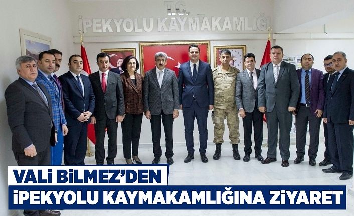 Vali Bilmez’den İpekyolu Kaymakamlığına ziyaret