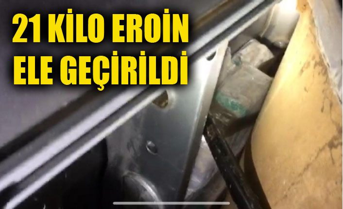 Van’da 21 kilo eroin ele geçirildi