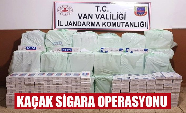 Van’da kaçak sigara operasyonu: 11 tutuklama