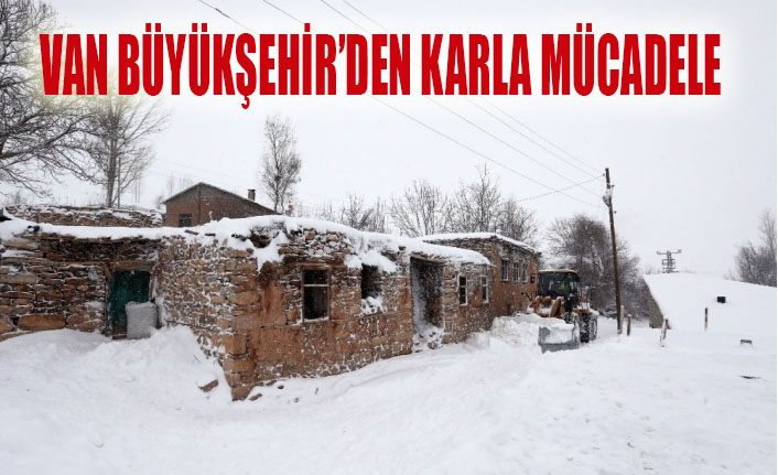 Van’da karla mücadele çalışması