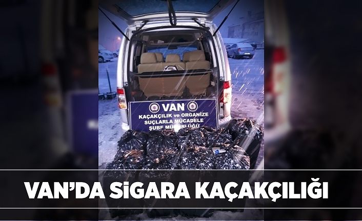 Van’da sigara kaçakçılığı