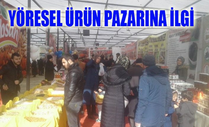 Van’da yöresel ürün pazarına yoğun ilgi