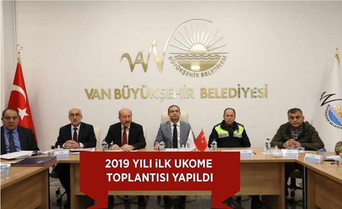 2019 yılı ilk UKOME toplantısı yapıldı