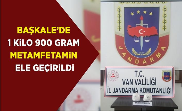 Başkale’de 1 kilo 900 gram metamfetamin ele geçirildi