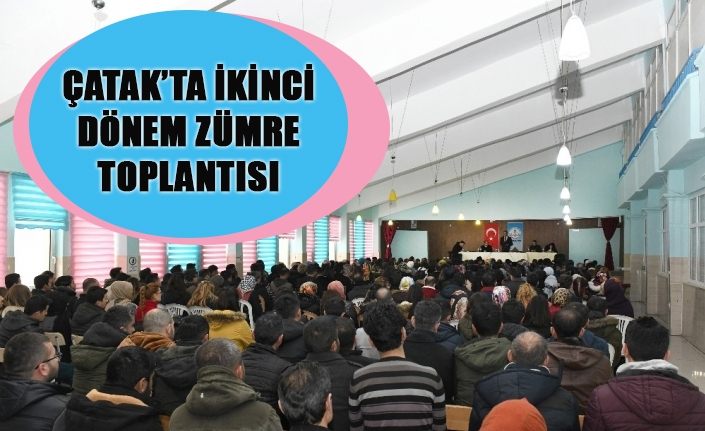 Çatak’ta ‘İkinci Dönem Zümre Toplantısı’ yapıldı