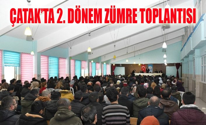 Çatak’ta ‘İkinci Dönem Zümre Toplantısı’ yapıldı