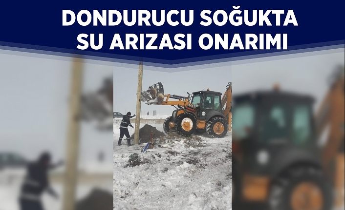 Dondurucu soğukta su arızası onarımı