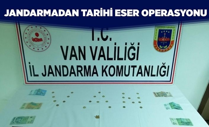 Jandarmadan tarihi eser operasyonu