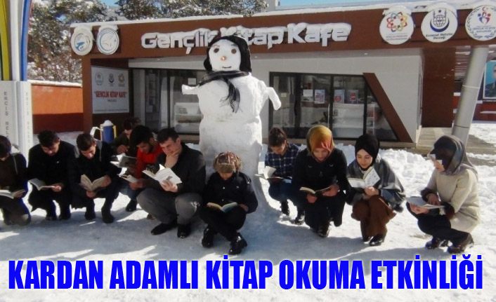 Kardan adamlı kitap okuma etkinliği