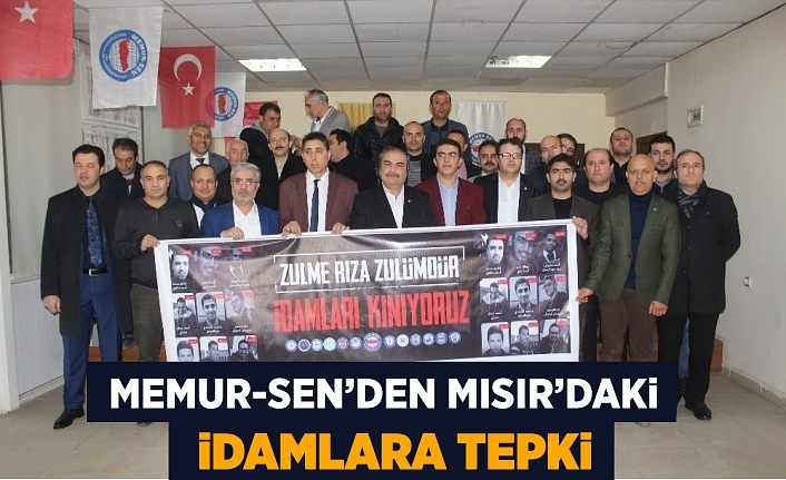 Memur-Sen’den Mısır’daki idamlara tepki
